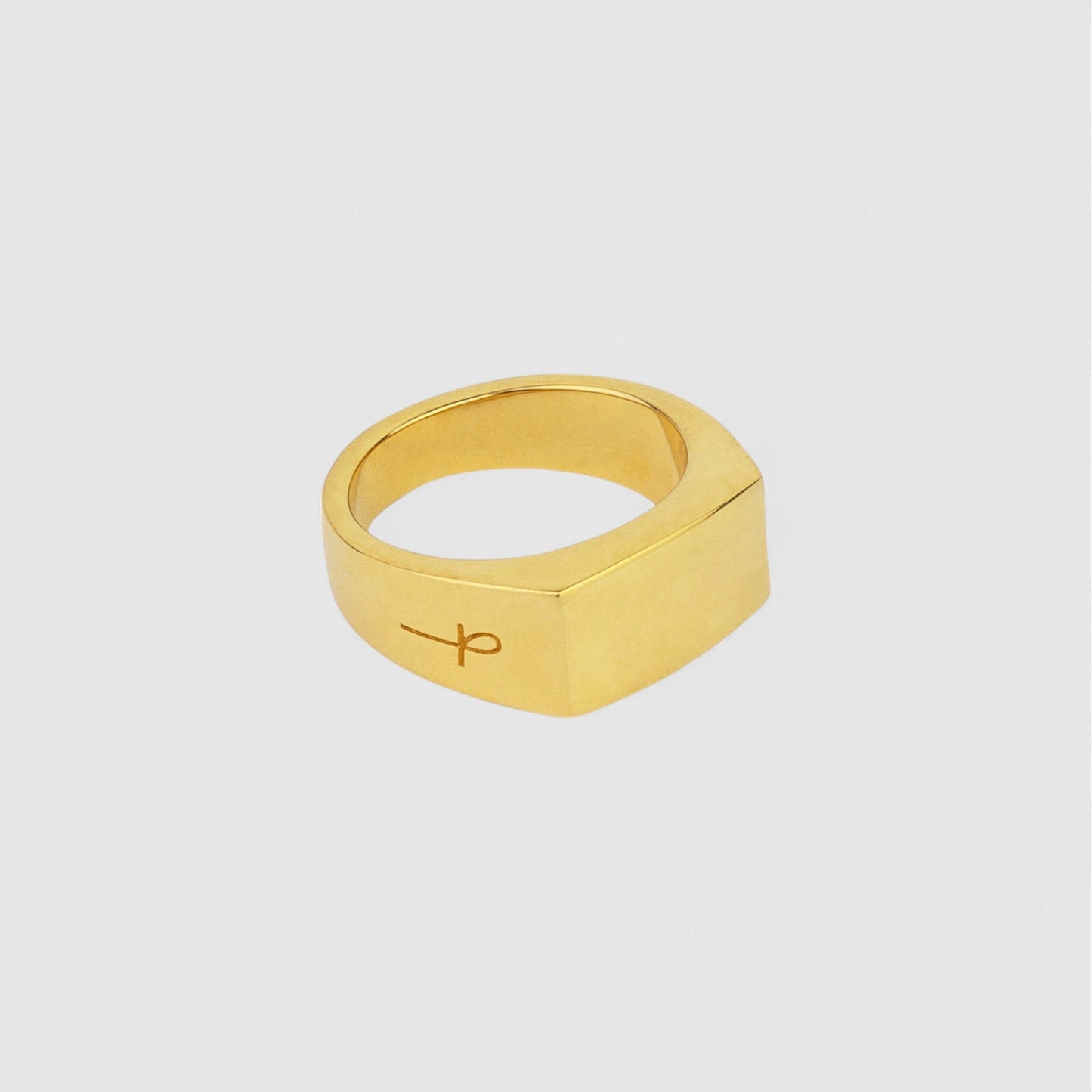 GOLD RECTANGLE SIGNET
