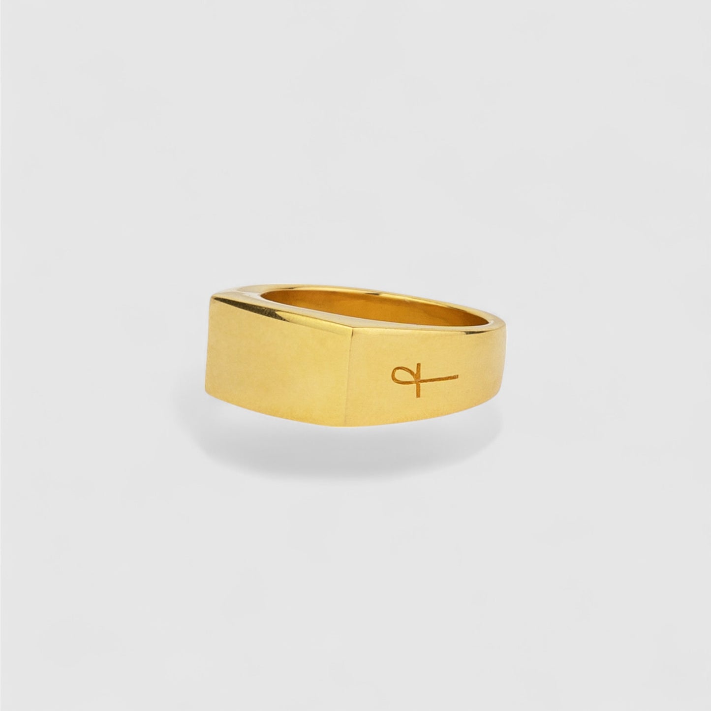 GOLD RECTANGLE SIGNET