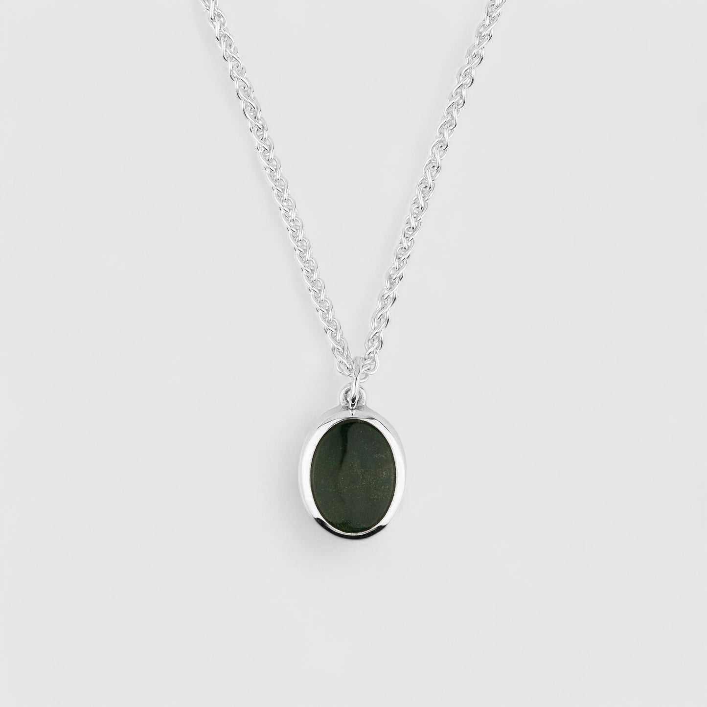 GREEN BLOODSTONE PENDANT