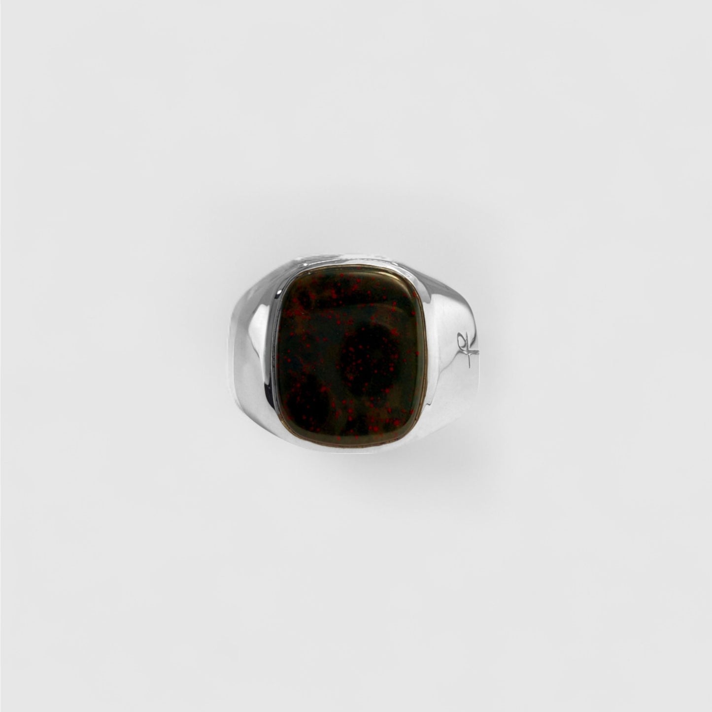 GREEN BLOODSTONE SIGNET (S)