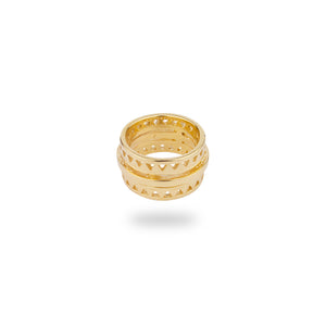 9K GOLD ELECTRIC RING
