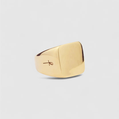 CUBE RING GOLD
