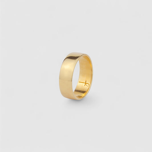 GOLD BAND RING (8mm)