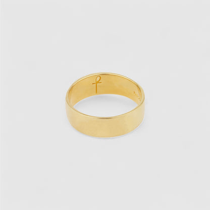 GOLD BAND RING (8mm)