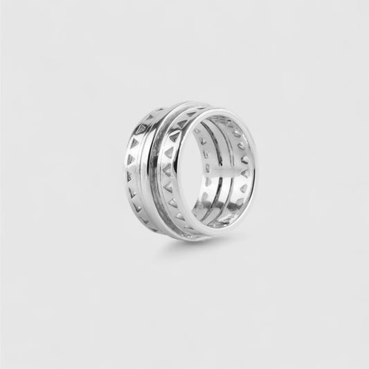 SILVER ELECTRIC RING