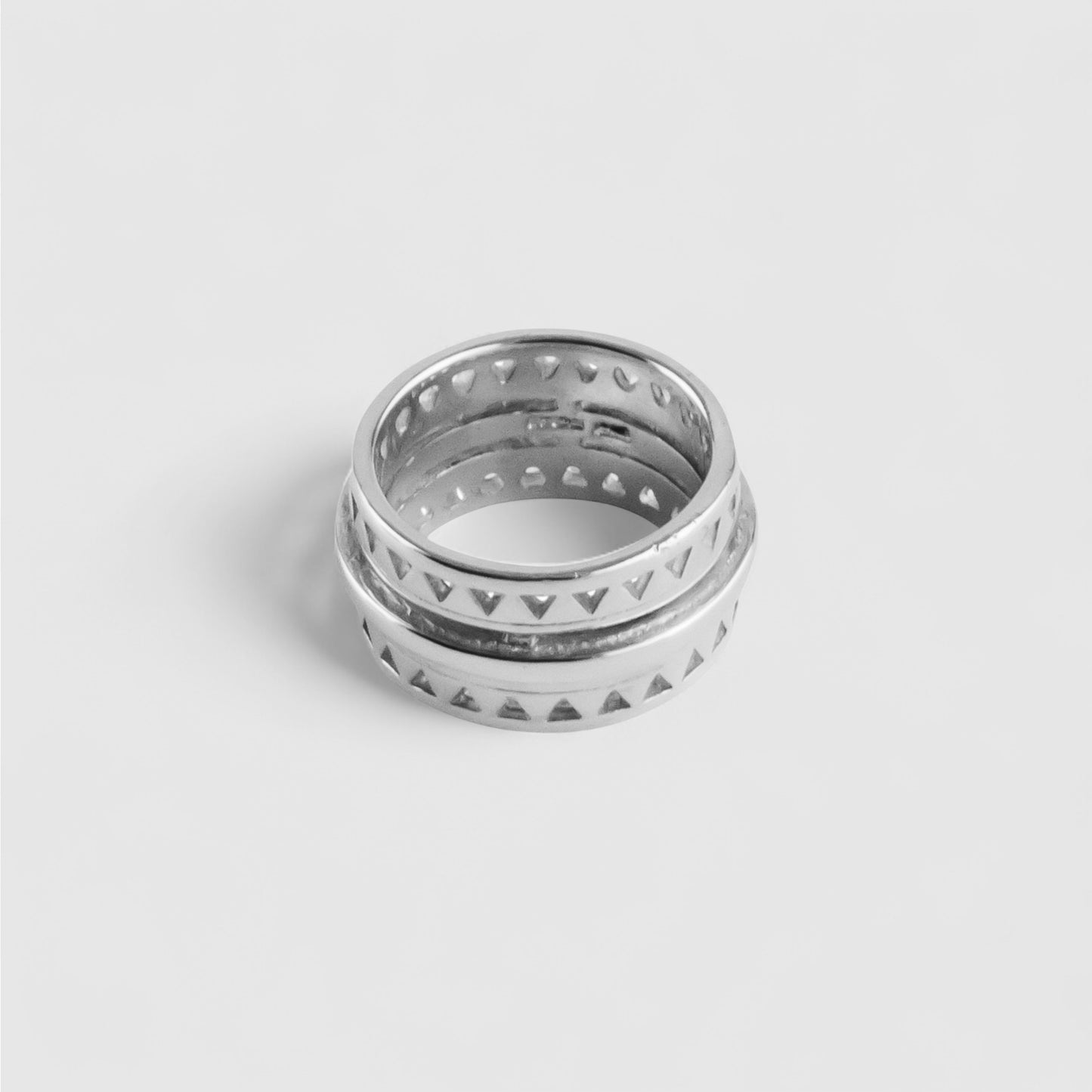 SILVER ELECTRIC RING