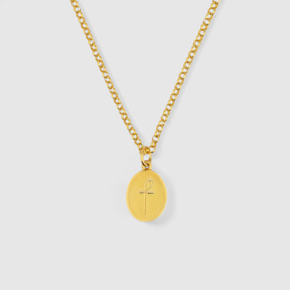 GOLD JAMESTOWN CARNELIAN OVAL STONE NECKLACE & PENDANT