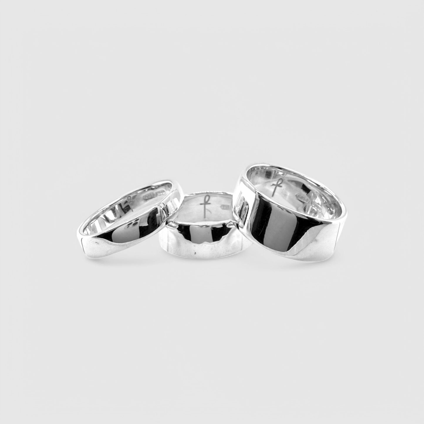 SILVER BAND RING (8mm)