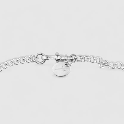 SILVER T BAR CUBAN NECKLACE CHAIN
