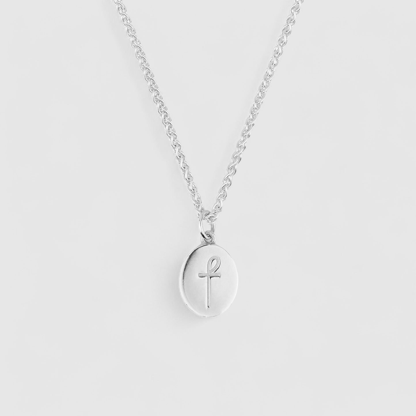 SILVER JAMESTOWN LAPIS LAZULI OVAL STONE NECKLACE & PENDANT