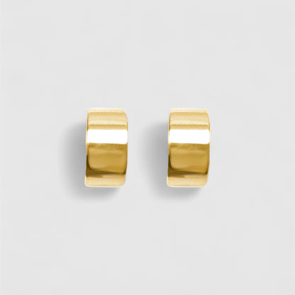 WIDE GOLD HUGGIE