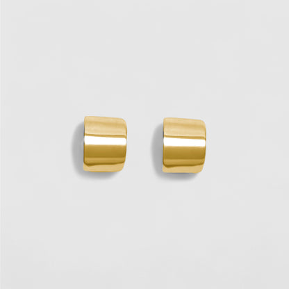 WIDE GOLD HUGGIE