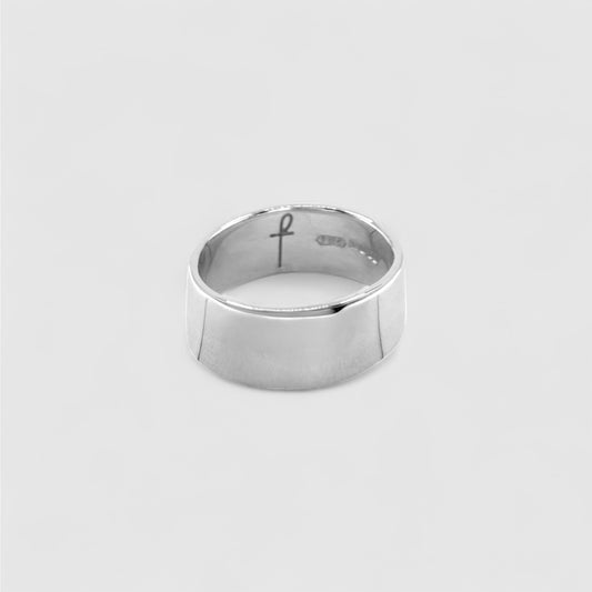 SILVER BAND RING (8mm)