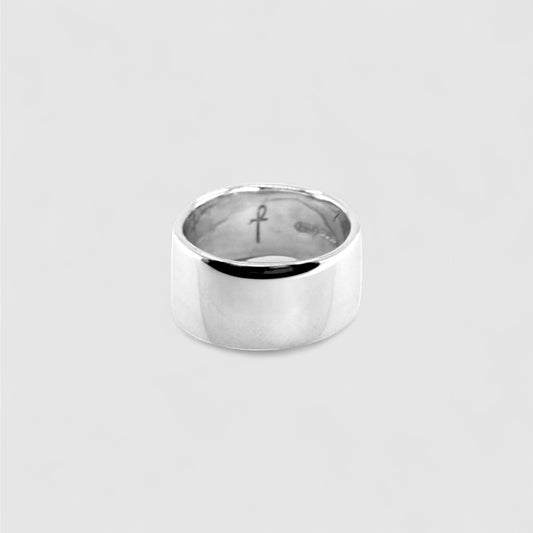 SILVER BAND RING (10mm)