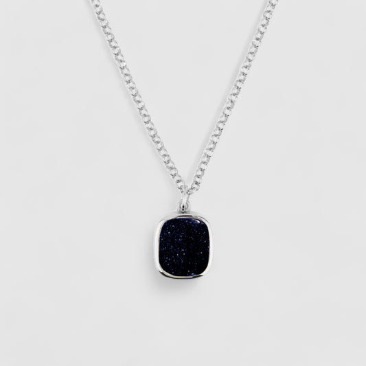 BLUE GOLDSTONE PENDANT