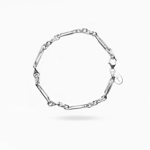 SILVER DE BEAUVOIR TWO BRACELET CHAIN