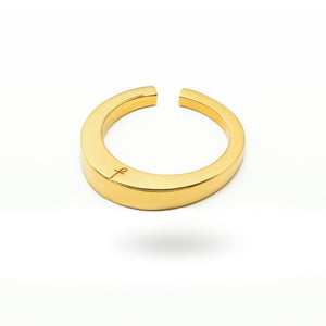 GOLD BARBICAN EARCUFF