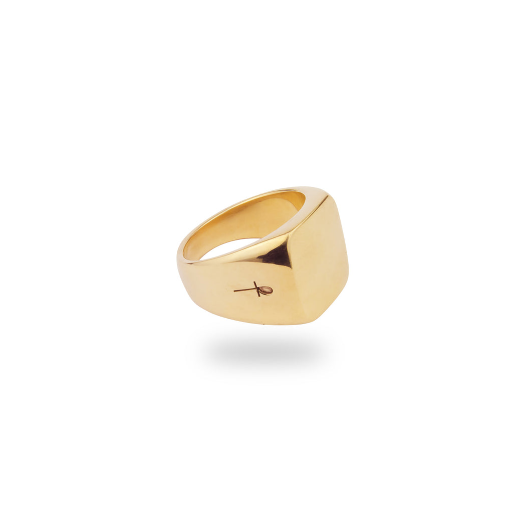 9K GOLD BELMONT RING