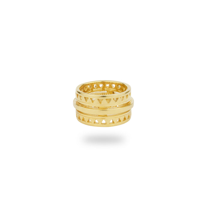 GOLD ELECTRIC RING