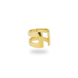 GOLD CARNABY RING