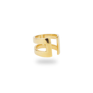 9K GOLD CARNABY RING